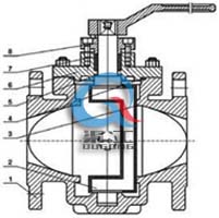 PLV偏心旋塞閥 結構圖